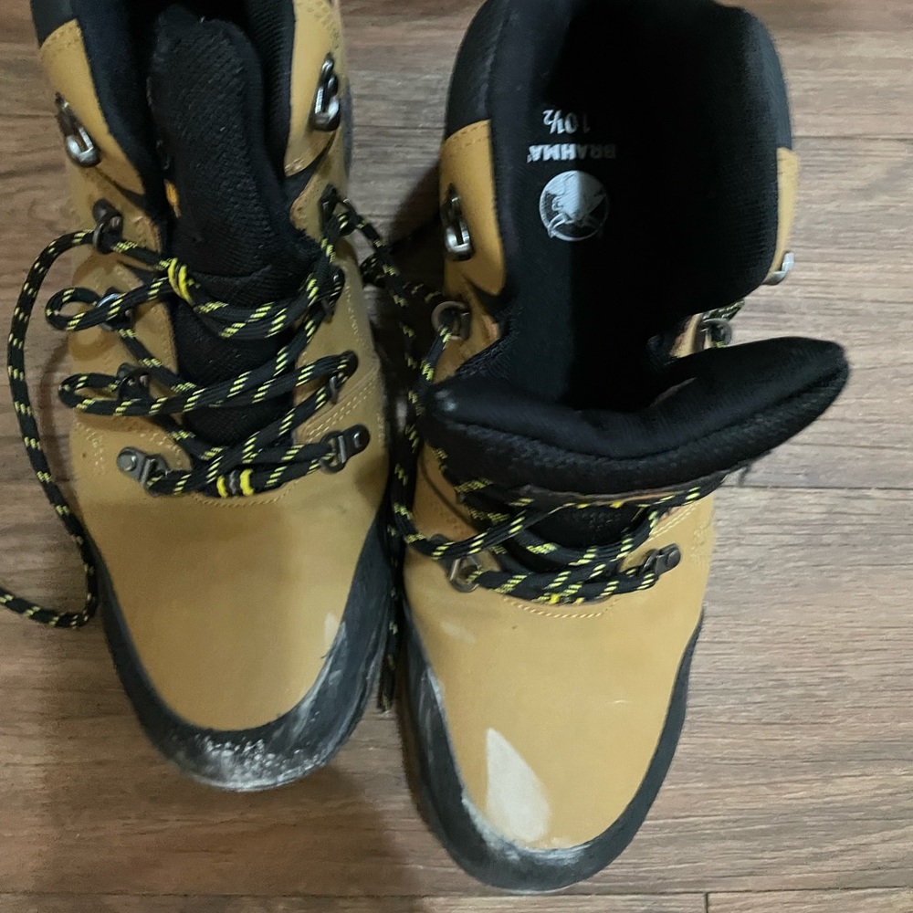 Brahma Men's Appaloosa 6" Wheat Brown Steel Toe Work Boots Multi Sizes
